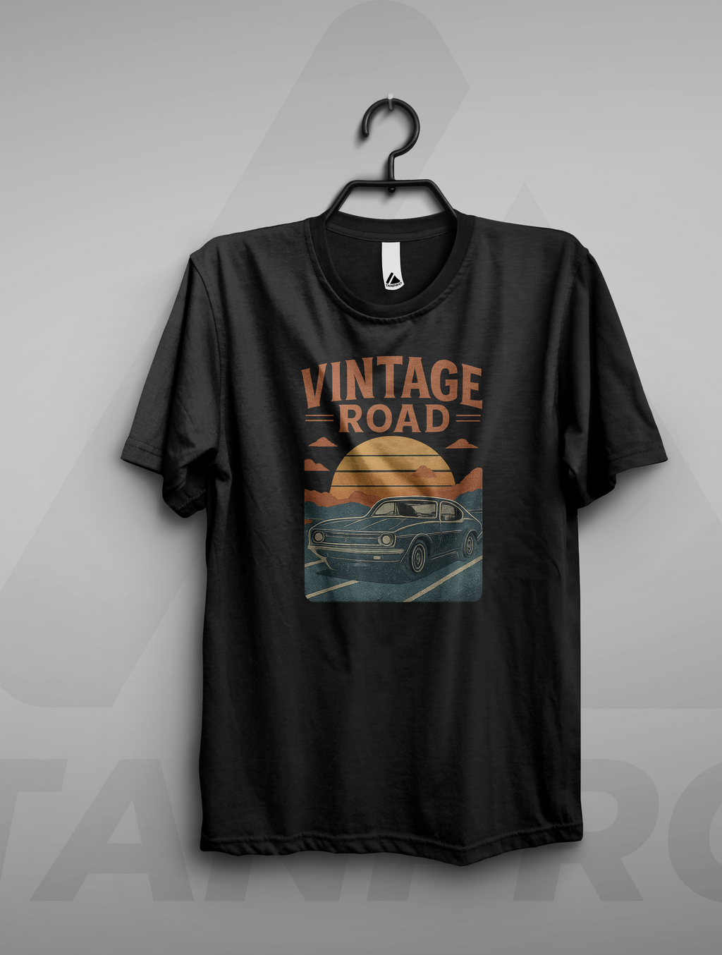 Vintage Road Half-Sleeve T-Shirt