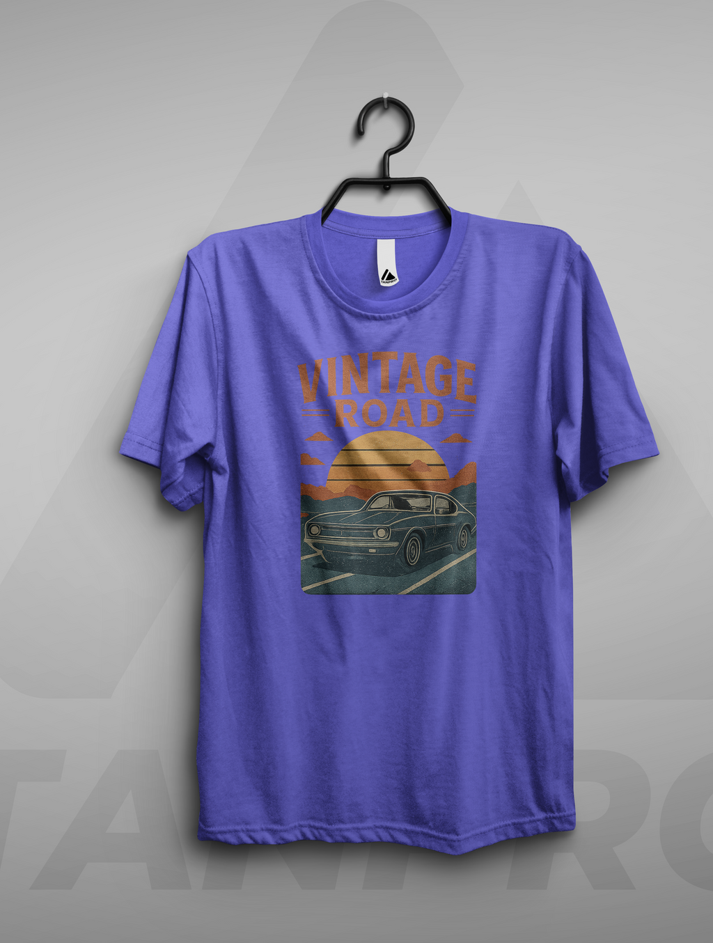 Vintage Road Half-Sleeve T-Shirt